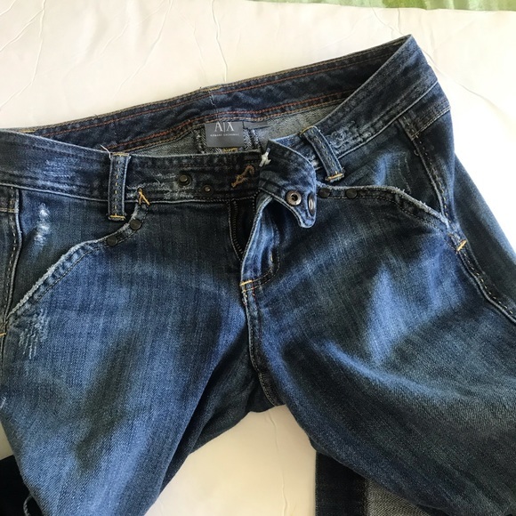 Armani exchange a/x side slit jean shorts 4 - Picture 2 of 7